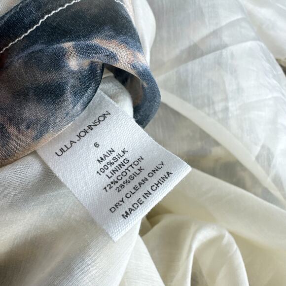 Ulla Johnson Black and Cream Maxi Dress - Picture 9 of 9